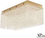 Потолочная люстра светодиодная APL LED Sicilia SH05.57.A.Gd.3000.PK