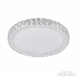 Потолочный светильник круглый Arte Milano 310122/D400 NI (регулировка яркости, LED, 220V, пульт управления, круглые)