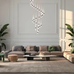 Потолочная люстра каскадная Lightstar Cone 757361 (LED, 220V, на проводе)