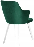 Стул 245 поворотный, К13 изумруд, ножки белые Dikline 00-00064392