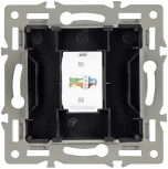 Механизм компьютерной розетки SCT-MPC1-PL-GR (RJ-45, CAT6) (Arlight) 045335