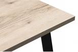 Стол Notta Тринити Лофт 120 25 мм дуб делано светлый / черный матовый 489615