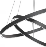 Подвесной светильник Maytoni Rim MOD058PL-L74BK (LED, 220V, на тросе)