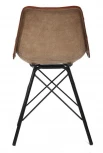 Стул Secret De Maison GETS ( mod. M-14529 ) коричневый (металл/кожа буйвола/ткань хлопок)