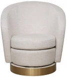 Кресло Garda Decor Napoli-2K-Koza2601-ECRU (Бежевый)