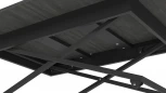 Стол универсальный трансформируемый Калифорния АНДРЭ Loft ЛДСП Интра/Черный