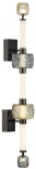 Бра Odeon Light Kliff 5427/34WL черный хром/белый/дымчатый/коньячный/металл/стекло/акрил LED 34W 3000K (220V)