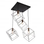 Подвесной светильник Imex MD.0830-4-P BK+FGD