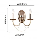 Бра F-Promo Plini 2591-2W (220V, подвески, свеча)