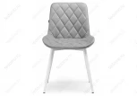 Стул на металлокаркасе Баодин velutto 52 / белый