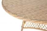 Плетеный круглый стол, диаметр 150 см, цвет соломенный 4SIS Эспрессо YH-T1661G-1