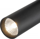 Трековый светильник однофазный Escada 20001 20001TRA/02 SBK 1x50Вт GU10, металл, черный матовый (220V, круглые)