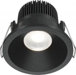 Встраиваемый светильник Zoom 4000K 1x6Вт 60° IP 65 LED Maytoni Technical DL034-01-06W4K-B (220V, круглые)