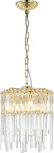 Подвесная люстра Escada Odegard 2105/6S 6x40Вт E14, металл/хрусталь, золото (220V, на цепи)