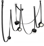 Комплект ременной трековой системы Kink Light Сатори 6428K,19 черный Led 5*9W (4000K)