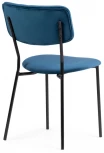 Стул Woodville на металлокаркасе Фиер морской / черный глянец 494367