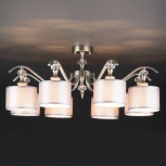 Потолочная люстра Eurosvet Ofelia 60070/8 сатин-никель