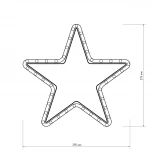 Световая фигура Ardecoled ARD-STAR 025312 (220V, звезды, IP65)