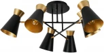 Потолочная люстра на штанге MD.78853-6-S BK+FGD
