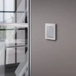 Умный сенсорный выключатель двухклавишный (серебряный) Werkel W4520606 (a048324)