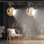 Трековый светильник ЭРА TR35-GU10 MG (220V, шар)