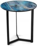 Журнальный столик Woodville Роб D-450 лазурит / черный 553554