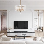 Потолочная люстра на штанге Arte Milano Sorrento-2409 372409/5/350/400 GD (220V)