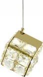 Подвесной светильник (12048/1P Gold) Indigo Radioso V000135L (LED, 220V, на проводе, куб)