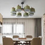 Потолочная люстра на штанге Even 8 Green ImperiumLoft Even01 (178370-26) (220V)