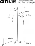 Торшер Citilux Twin CL809010N (LED, 220V, сенсорный выключатель)