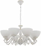 Подвесная люстра Arte Milano AM340518 340518/8 WT+G (220V, на цепи)