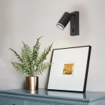 Спот Feron ML1620 LUNA 48810 35W, GU10, чёрный (220V, выключатель)