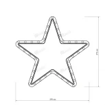 Световая фигура Ardecoled ARD-STAR 025312 (220V, звезды, IP65)