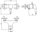 Смеситель M&Z Desy DSY00802 для душа
