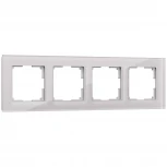 Рамка на 4 поста Favorit (дымчатый,стекло) Werkel W0041117 (a050897)