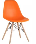 Стул Stool Group Eames DSW оранжевый x4 УТ000005349