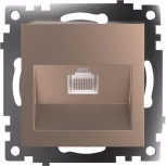 Розетка Ethernet RJ-45 (шампань) Stekker Катрин 39599