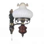 Бра с выключателем в виде керосиновой лампы A.760/1 Reccagni Angelo 760 A 760/1 (220V, фонарь, под старину, керосиновая лампа)