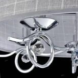 Подвесная люстра Freya Bertrand FR5906-PL-05C-CH (220V, на цепи, узор в клетку)