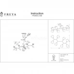 Потолочная люстра Freya Desi FR5006CL-08B