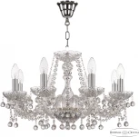 Подвесная люстра Bohemia 108 108/8/195 Ni (220V, подвески, на цепи, подсвечник, свеча)