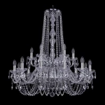 Подвесная люстра Bohemia 1402 1402/12+6/300/h-91/2d/Ni