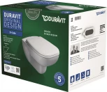 Унитаз подвесной Duravit D-code 45700900A1 безободковый