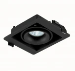 Встраиваемый светильник Donolux Lumme DL18615/01WW-SQ Shiny black/Black (220V)