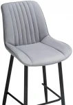 Полубарный стул Notta Седа К светло-серый / черный 511175