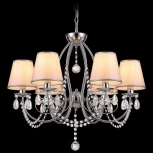 Подвесная люстра ILLUMICO IL6183-6P-27 CR (220V, на цепи)