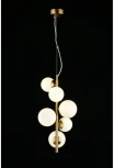 Подвесной светильник Aployt Letizia APL.314.06.06 (220V, на тросе, шарики, молекулы)