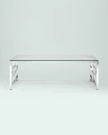 Журнальный стол Stool Group 120*60 БРУКЛИН серебро УТ000001493