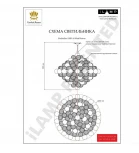 Потолочная люстра на штанге iLamp Rockfeller 100D-18 MBR (220V, шарики)