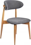 Стул Bradex Home Lucas темно-серый букле с ножками цвета орех (RF 0548)